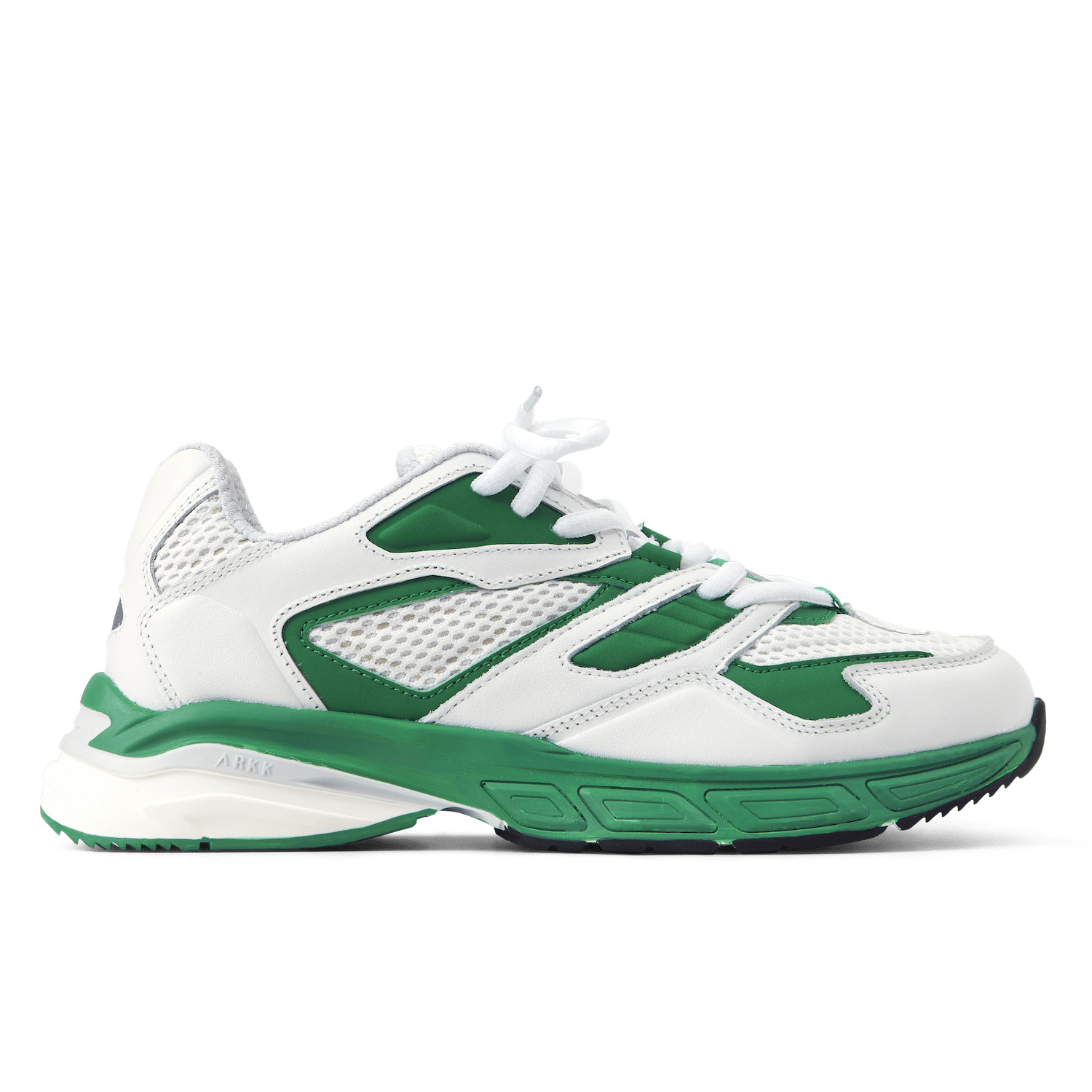 ARKK Collection Gravity Leather Space-R | White Green Tambourine | Men Gravity